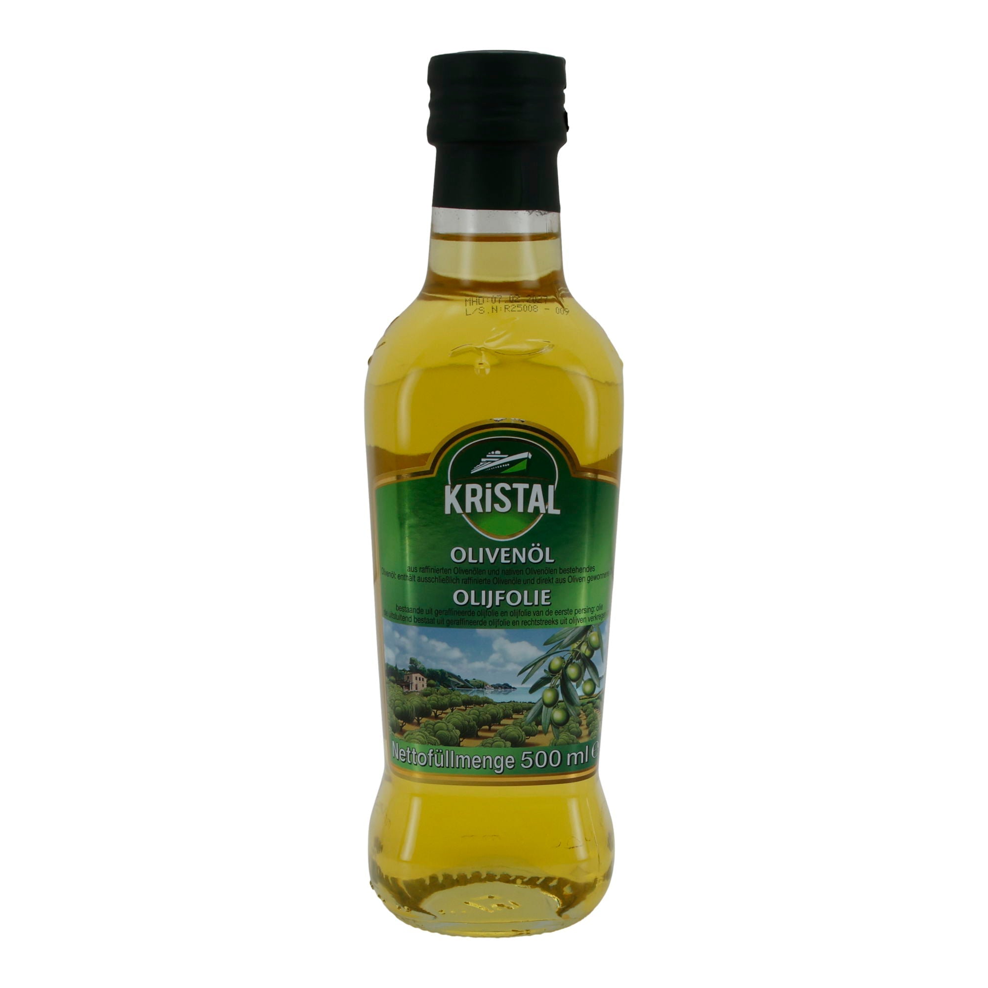 Öl Kristal | Olivenöl | Mischung raffiniert & nativ | 500 ml KRISTAL